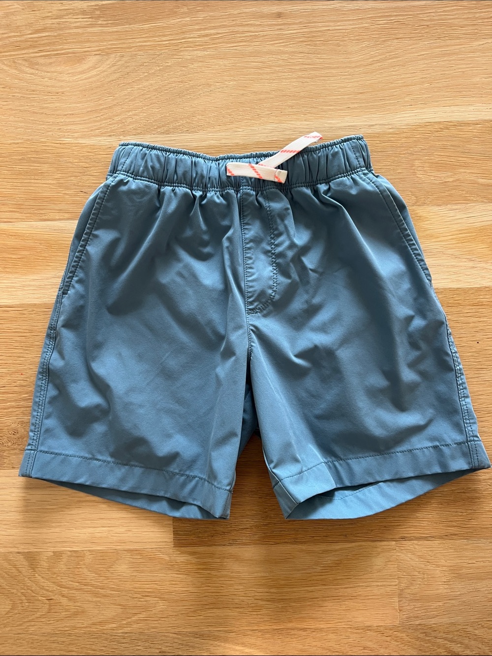 J. Crew Factory Boys' Slate Blue Elastic-Waist Shorts